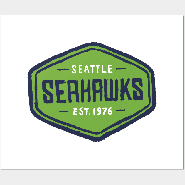 Seattle Seahaaaawks 05 Wall Art by Very Simple Graph